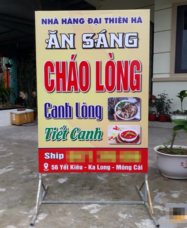 Đặc điểm của biển vẫy hộp đèn có chân