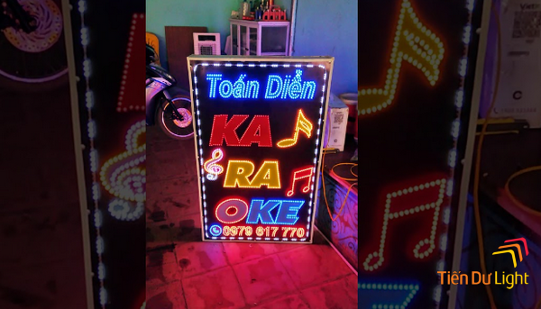 Đặc điểm của biển vẫy karaoke