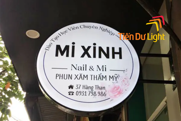 Biển quảng cáo phun xăm thẩm mỹ đẹp 