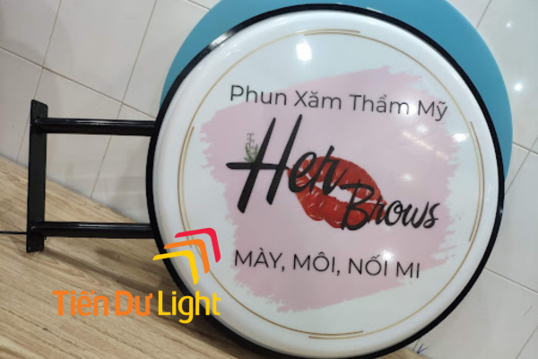 Biển vẫy phun xăm thẩm mỹ mica hút nổi