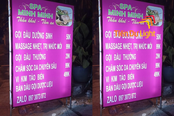 Biển spa dưỡng sinh hút nổi
