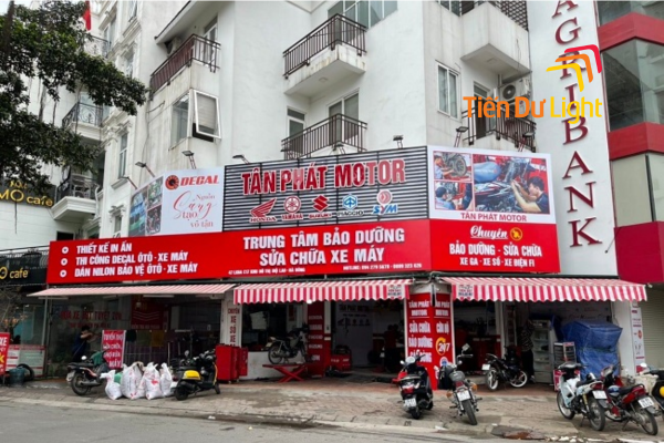 Biển quảng cáo mẫu bảng hiệu sửa xe máy