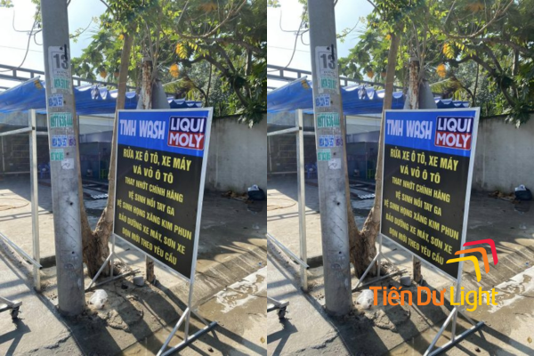 Biển vẫy bạt đứng