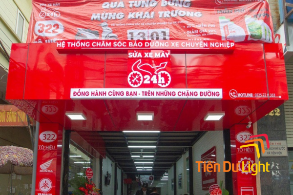 Biển sửa xe máy