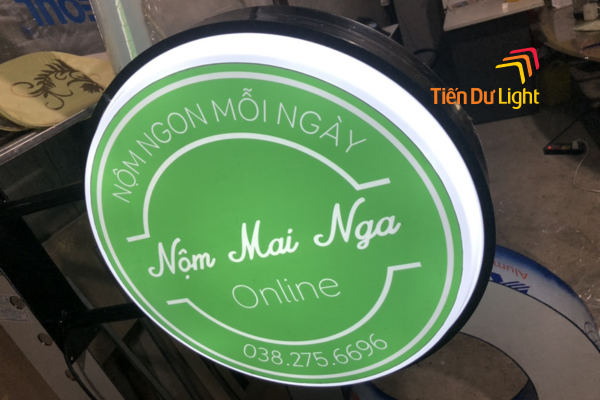 Hộp đèn tròn hút nổi