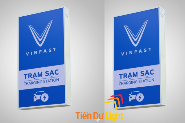 Hộp đèn biển vẫy Vinfast