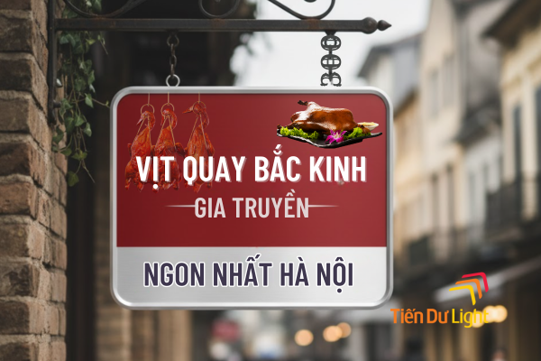 Làm biển vẫy vịt quay đẹp, thu hút khách hàng