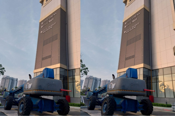 Tiến Dư chuyên thi công biển quảng cáo trên cao công nghệ hiện đại