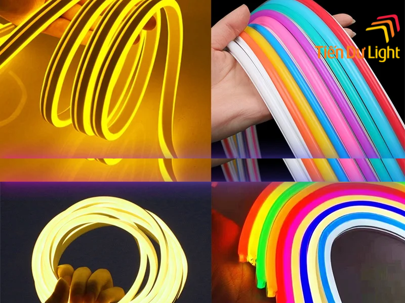 Chữ led neon đa dạng màu sắc