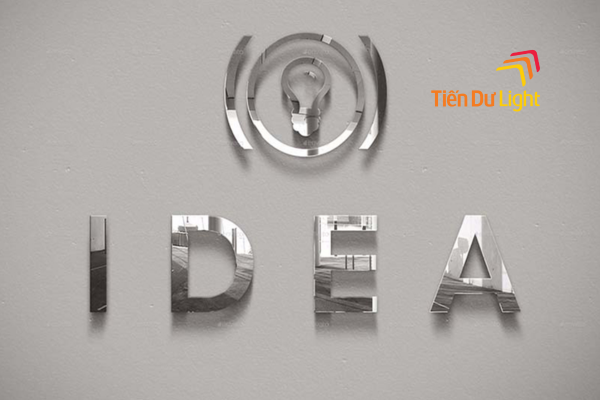 Chữ alu gương trắng