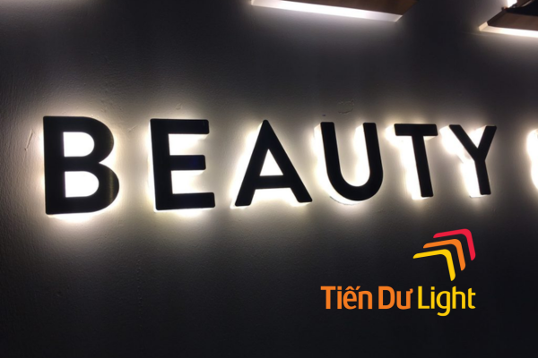 Mẫu chữ đèn chiếu sáng chân