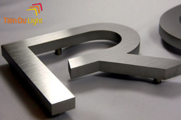 Chữ inox trắng đẹp