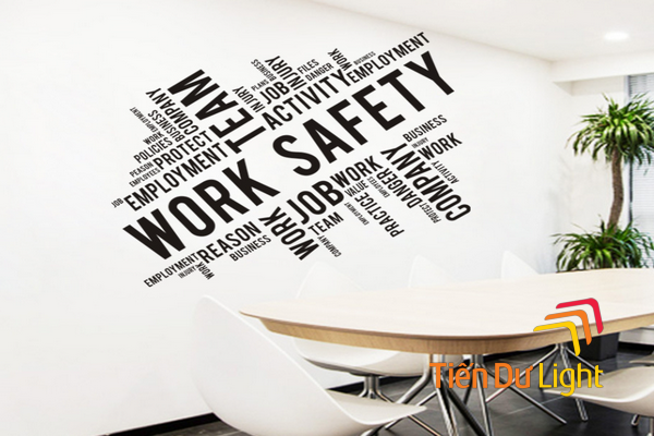 Ứng dụng của decal dán tường văn phòng