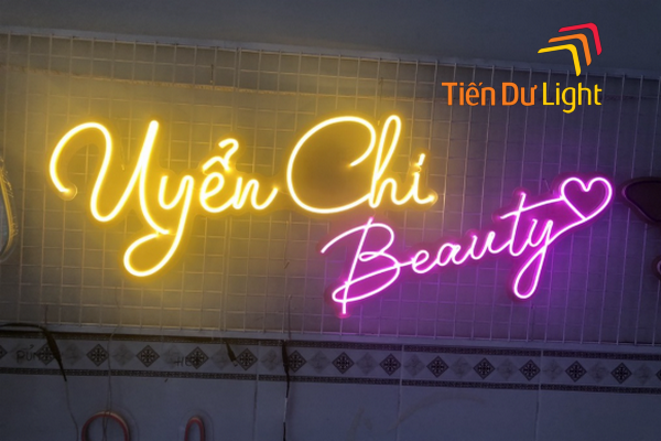 Đặc điểm của đèn led neon uốn chữ