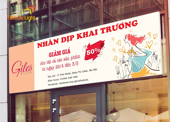 Ưu điểm khi làm biển quảng cáo khuyến mãi đẹp