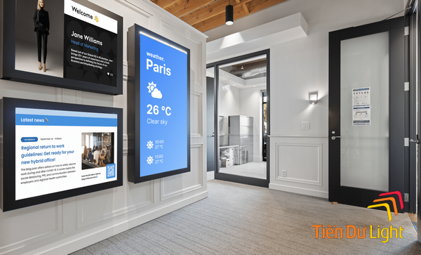 Có nhiều loại màn hình digital signage khác nhau