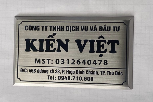 Giá biển inox ăn mòn bao nhiêu?