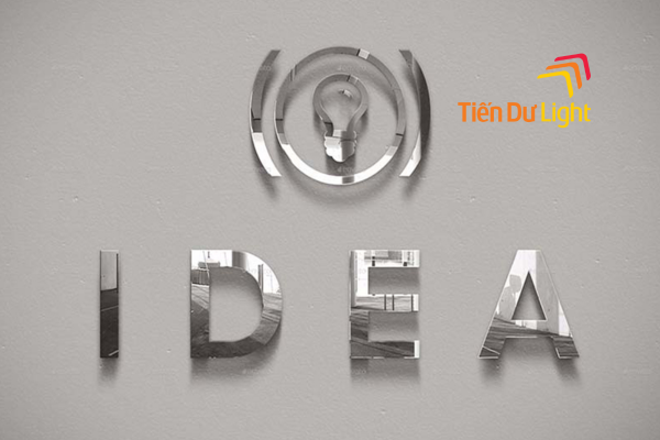 Chữ inox trắng gương