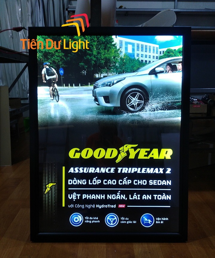 Ưu điểm của hộp đèn siêu mỏng nắp bật