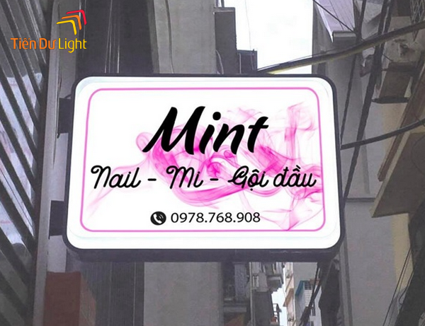 Hộp đèn mica 2 mặt sử dụng phổ biến hiện nay