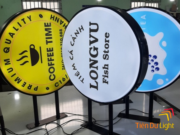 Đa dạng mẫu hộp đèn tròn với kích thước, chất liệu và kiểu dáng