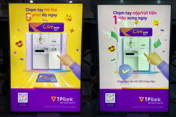 Hộp đèn có ứng dụng linh hoạt 