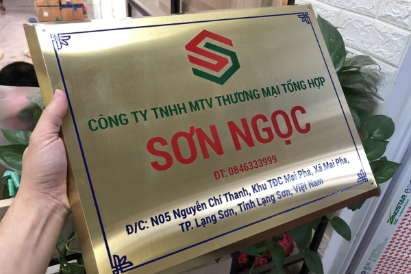 In biền công ty bền màu sắc nét