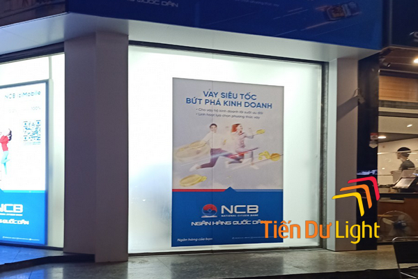 Biển hộp đèn quảng cáo in UV bền màu, sắc nét