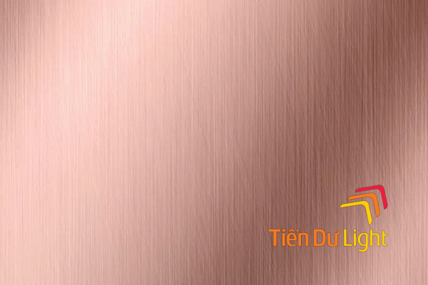 Đặc điểm của inox vàng hồng xước