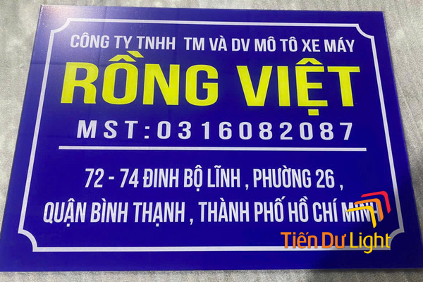 Từ A - Z những điều cần biết về làm bảng hiệu công ty gần đây