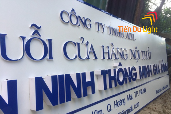 Thiết kế bảng hiệu công ty đẹp
