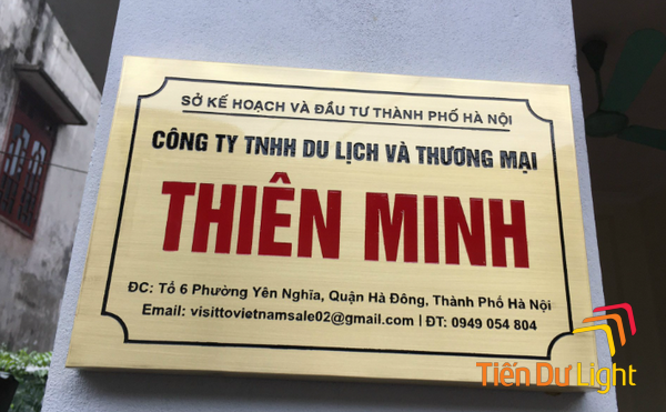 Tại sao nên làm biển công ty tại Hà Đông?
