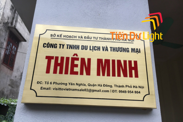 Làm biển tên công ty tại Hà Nội