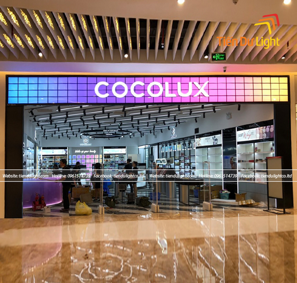 Làm biển hiệu cửa hàng chuyên nghiệp, uy tín tại Tiến Dư Light