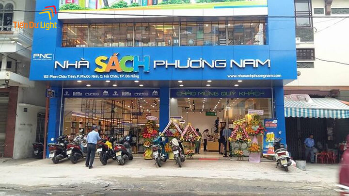 Mẫu biển quảng cáo nhà sách chữ nổi đẹp