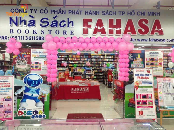 Mẫu biển hiệu nhà sách đẹp