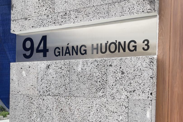 Biển số nhà Inox ăn mòn