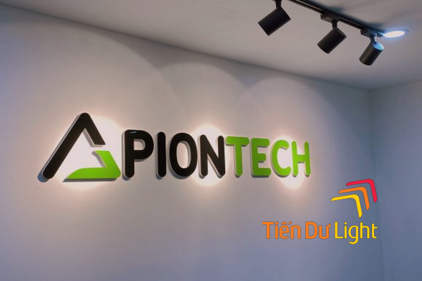 Logo chữ nổi gắn Led được ứng dụng phổ biến