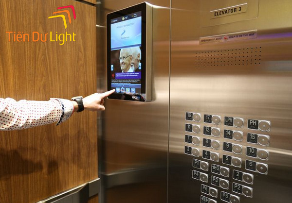 Màn hình led quảng cáo trong thang máy gồm nhiều loại khác nhau