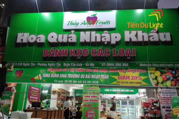 Mẫu biển quảng cáo hoa quả nhập khẩu