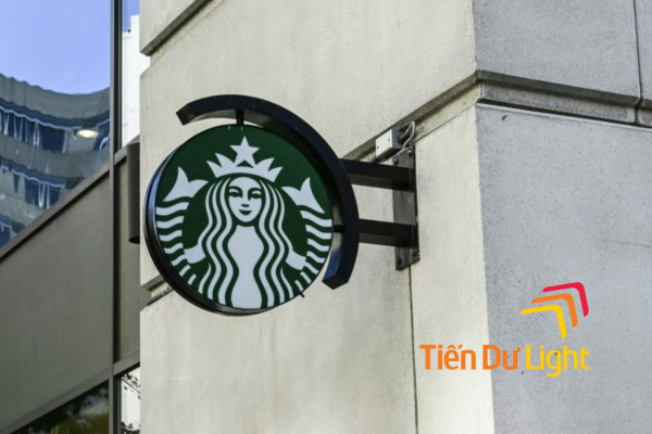 Mẫu biển vẫy ttreo tường alu 