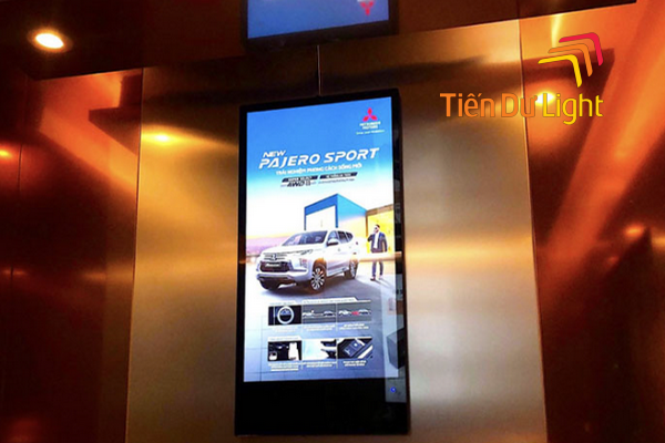 Quảng cáo LCD thang máy ứng dụng trong nhiều lĩnh vực