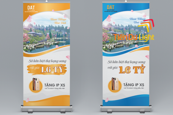 Cấu tạo standee uốn nhôm 