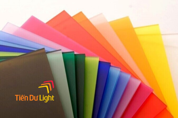Tấm nhựa làm biển quảng cáo đa dạng màu sắc