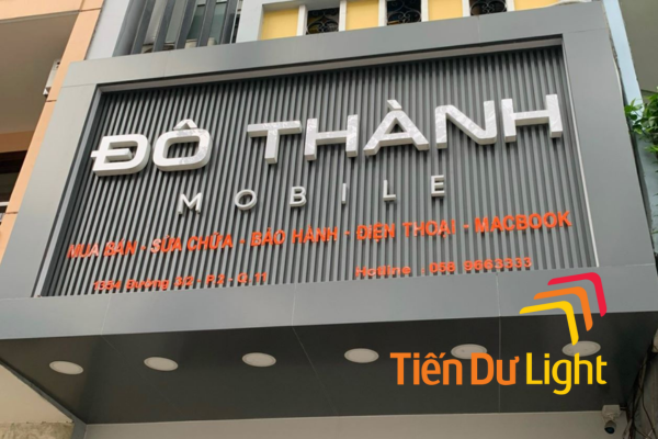 Bảng hiệu alu chữ nổi