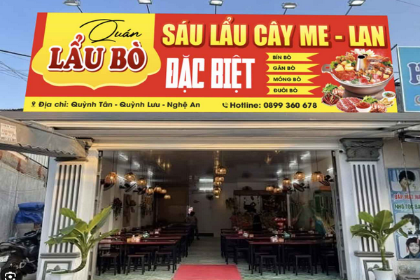 Thi công biển quảng cáo nghệ an đẹp, ấn tượng