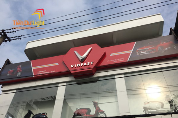 Biển hiệu showroom Vinfast