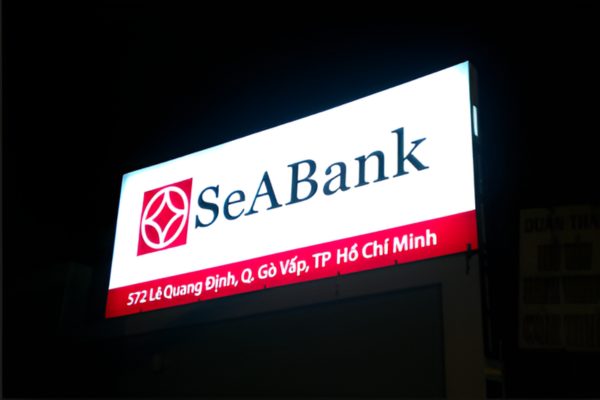 Mẫu biển vẫy hộp đèn bạt