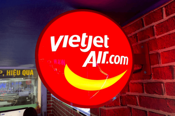 Biển tròn hút nổi mica