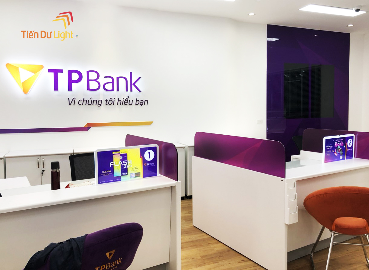 Logo sáng chân TPBank 